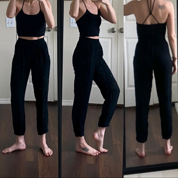 American Eagle Outfitters Pants - AE Don’t Ask Why black joggers high waisted pants